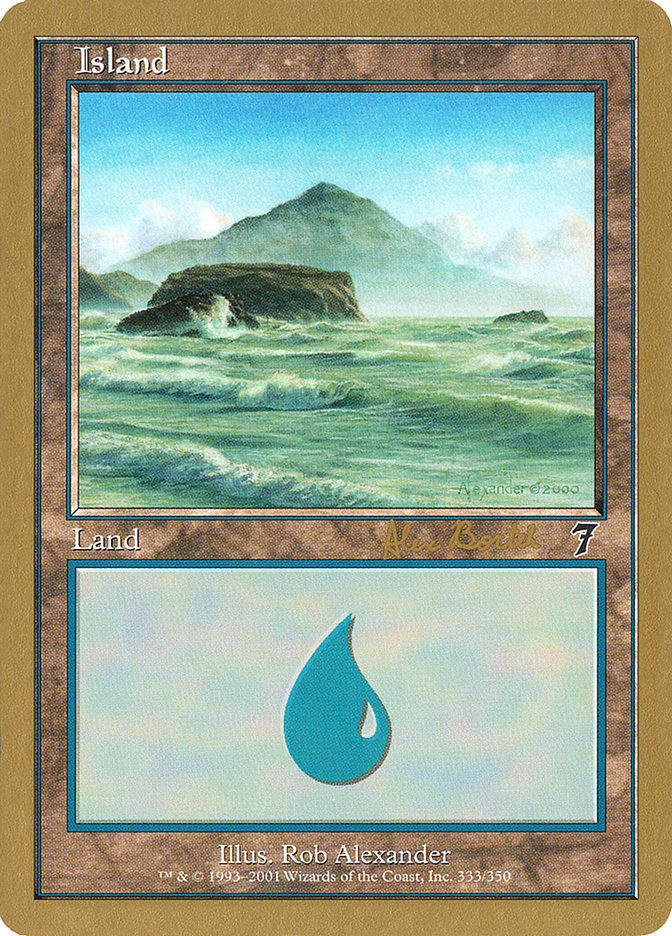 Island (ab333) (Alex Borteh) [World Championship Decks 2001] | GnG Games