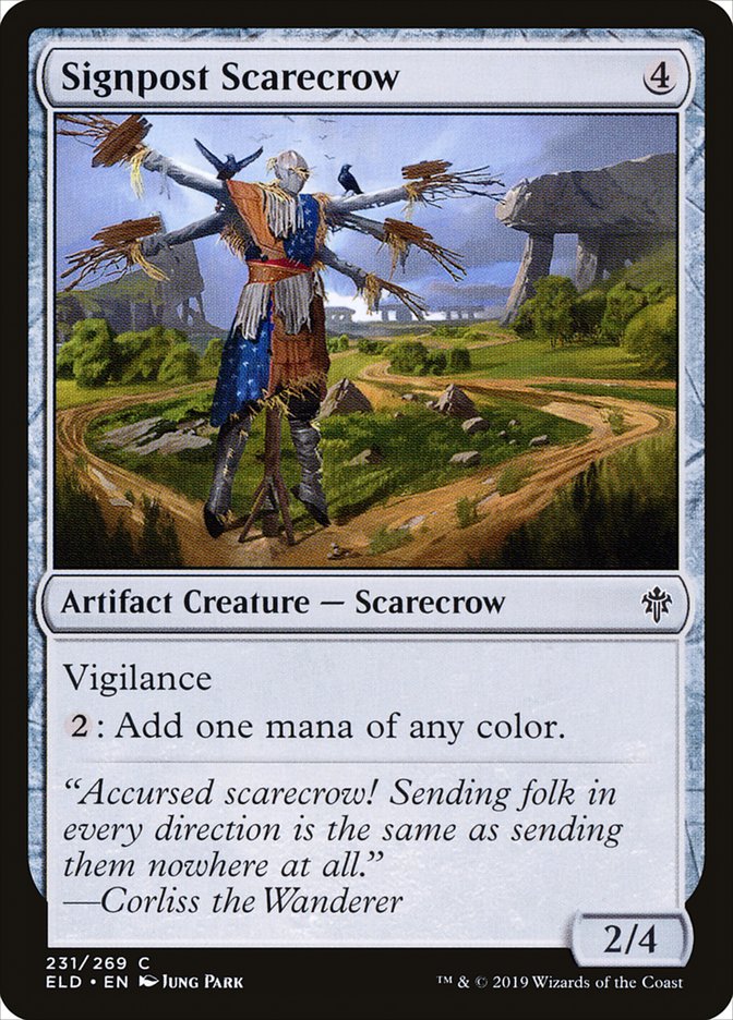 Signpost Scarecrow [Throne of Eldraine] | GnG Games