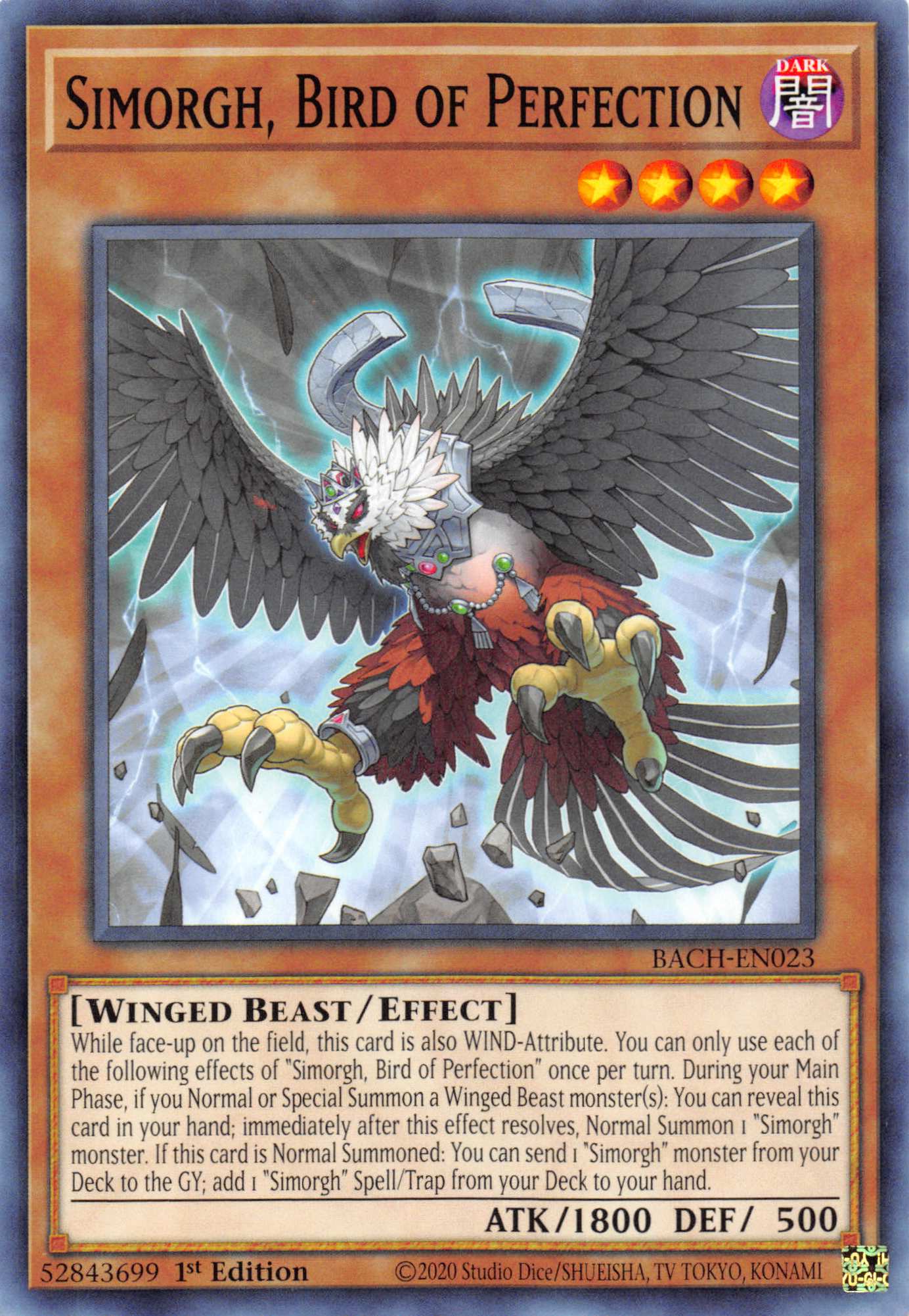 Simorgh, Bird of Perfection [BACH-EN023] Common | GnG Games