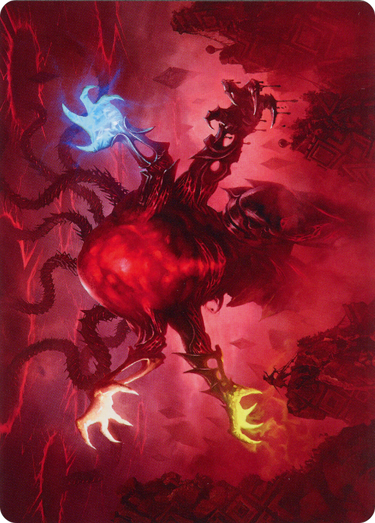 Omnath, Locus of All Art Card (51) [March of the Machine Art Series] | GnG Games