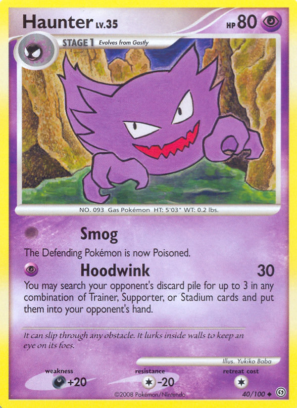 Haunter (40/100) [Diamond & Pearl: Stormfront] | GnG Games