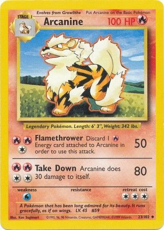 Arcanine (23/102) [Base Set Unlimited] | GnG Games