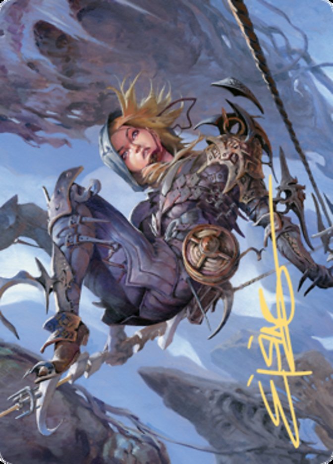 Blackbloom Rogue Art Card (Gold-Stamped Signature) [Zendikar Rising Art Series] | GnG Games