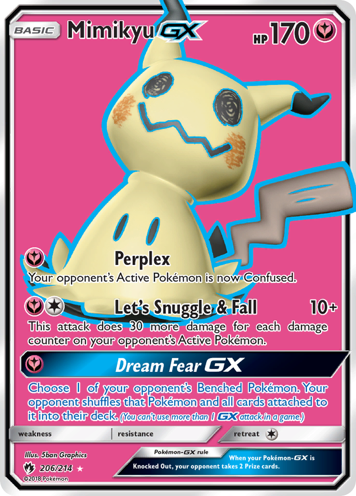 Mimikyu GX (206/214) [Sun & Moon: Lost Thunder] | GnG Games