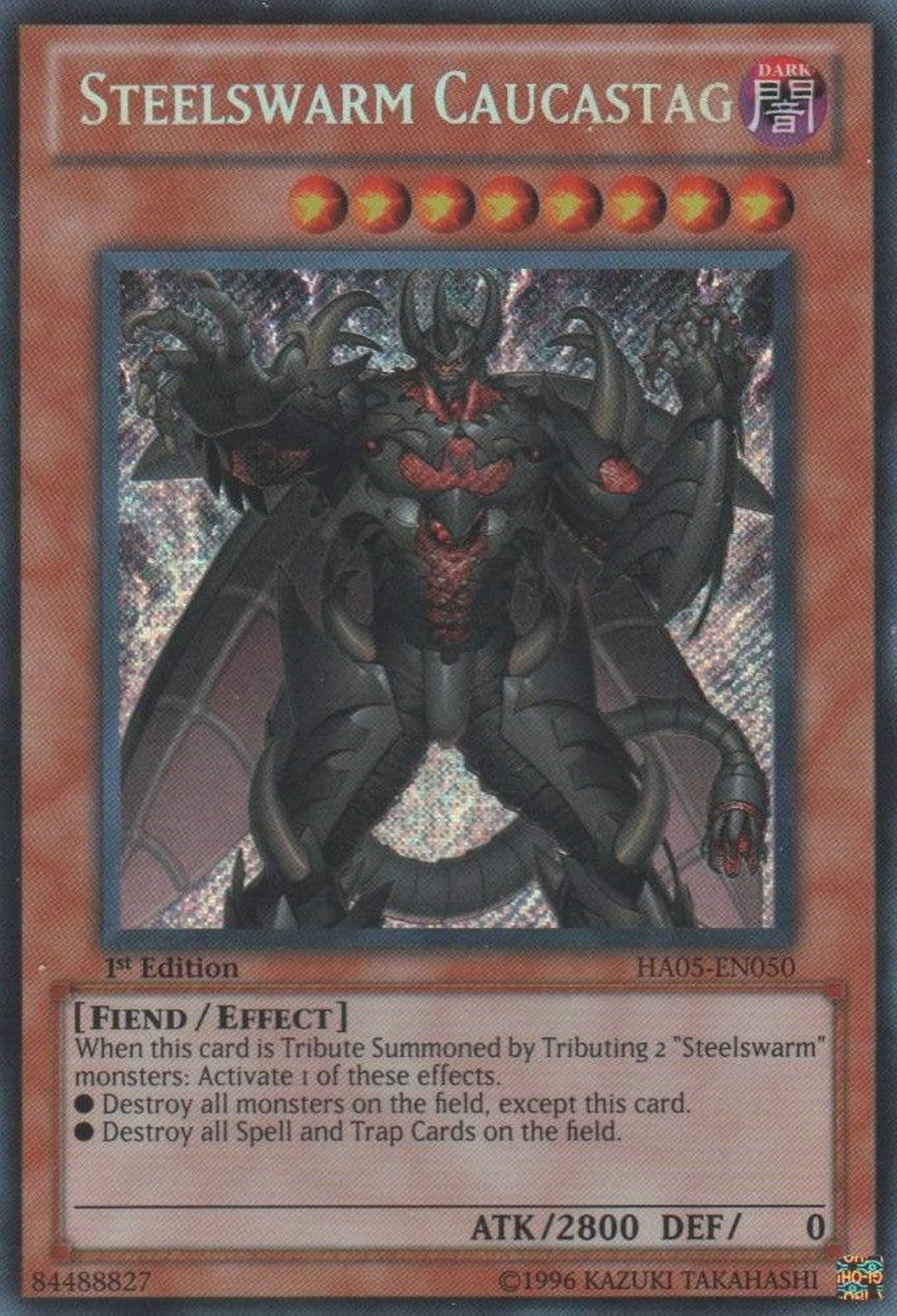 Steelswarm Caucastag [HA05-EN050] Secret Rare | GnG Games