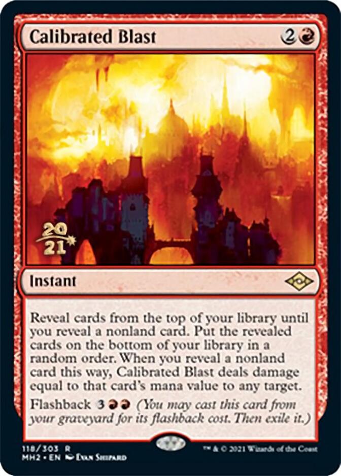 Calibrated Blast [Modern Horizons 2 Prerelease Promos] | GnG Games