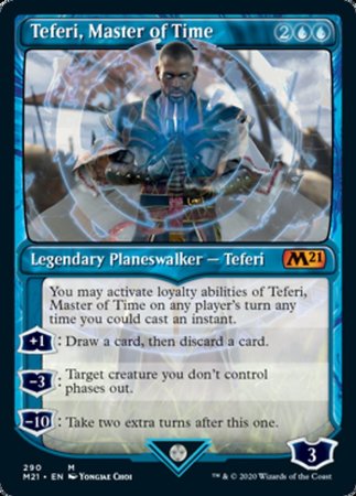 Teferi, Master of Time (Showcase) (290) [Core Set 2021] | GnG Games