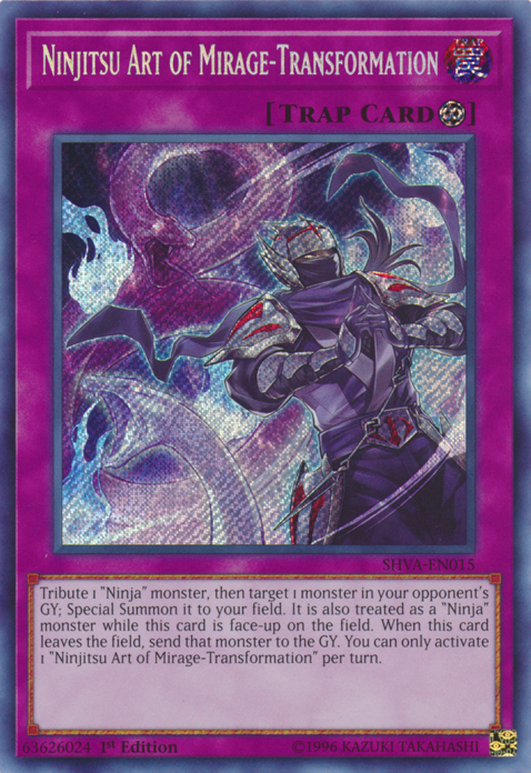 Ninjitsu Art of Mirage-Transformation [SHVA-EN015] Secret Rare | GnG Games