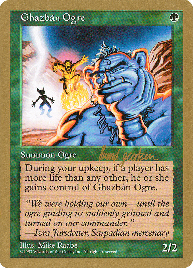 Ghazbán Ogre (Svend Geertsen) [World Championship Decks 1997] | GnG Games