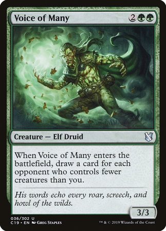 Voice of Many [Commander 2019] | GnG Games