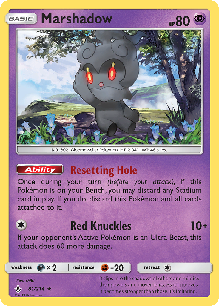 Marshadow (81/214) [Sun & Moon: Unbroken Bonds] | GnG Games