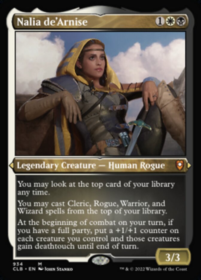 Nalia de'Arnise (Display Commander) (Foil Etched) [Commander Legends: Battle for Baldur's Gate] | GnG Games