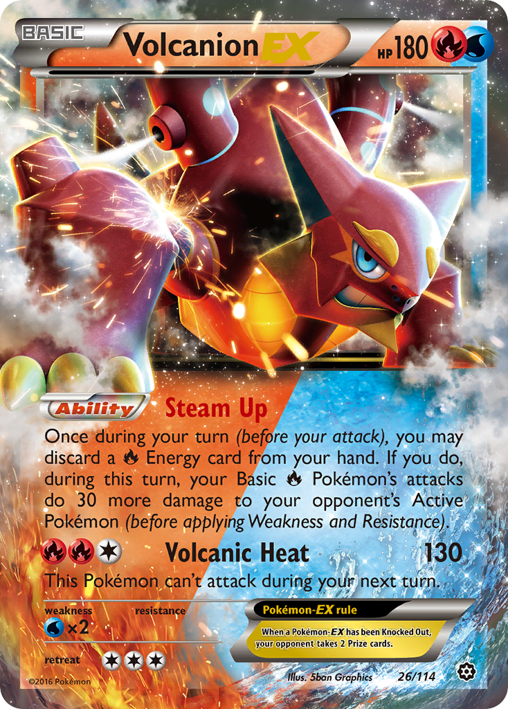 Volcanion EX (26/114) [XY: Steam Siege] | GnG Games