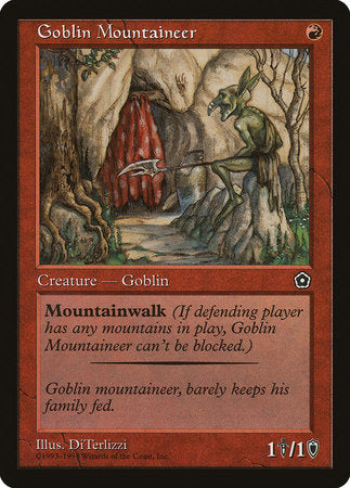 Goblin Mountaineer [Portal Second Age] | GnG Games