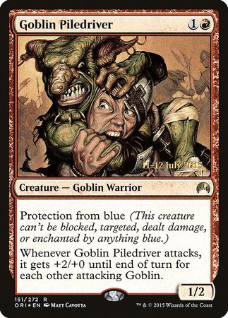 Goblin Piledriver [Magic Origins Promos] | GnG Games