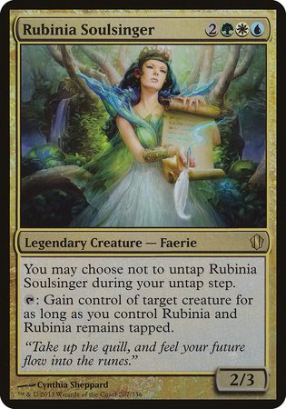 Rubinia Soulsinger (Commander 2013) [Commander 2013 Oversized] | GnG Games