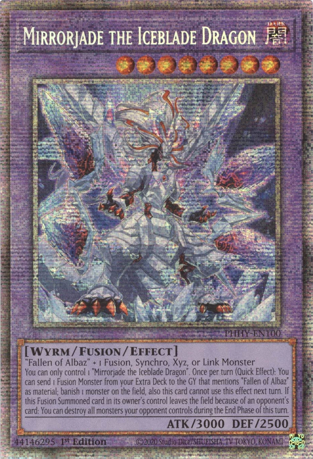 Mirrorjade the Iceblade Dragon [PHHY-EN100] Starlight Rare | GnG Games