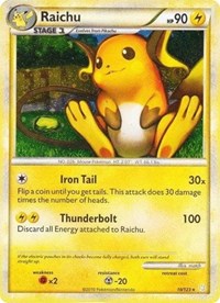 Raichu (10/123) (Cracked Ice Holo) [HeartGold & SoulSilver: Base Set] | GnG Games