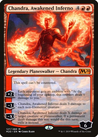 Chandra, Awakened Inferno [Core Set 2020 Promos] | GnG Games