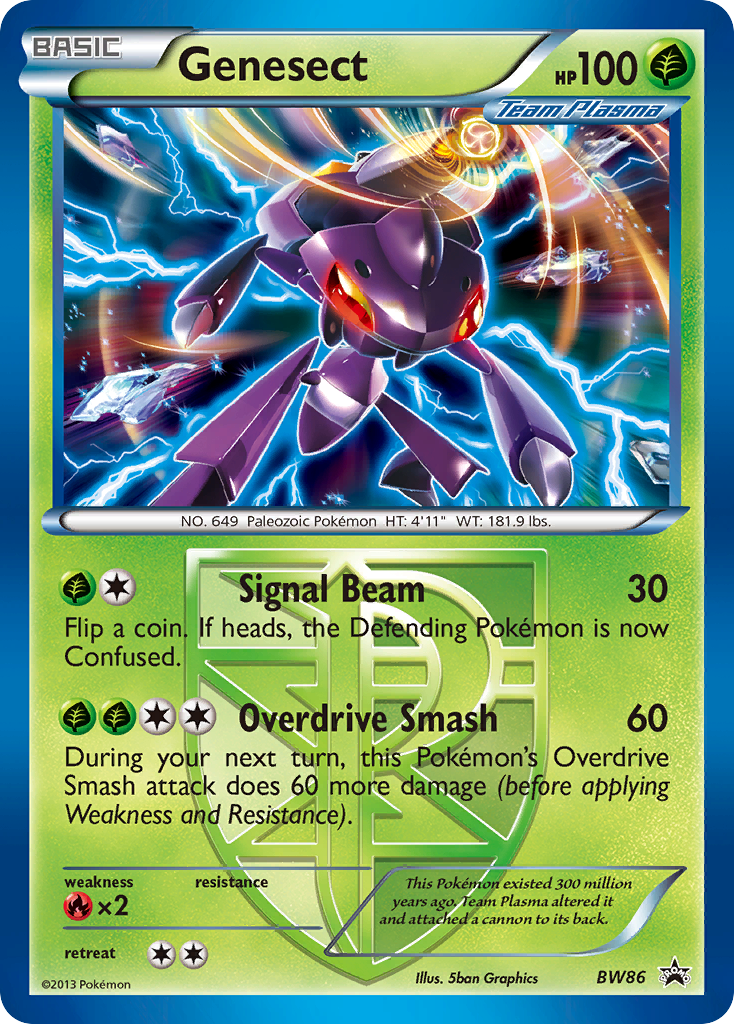Genesect (BW86) (Team Plasma) [Black & White: Black Star Promos] | GnG Games