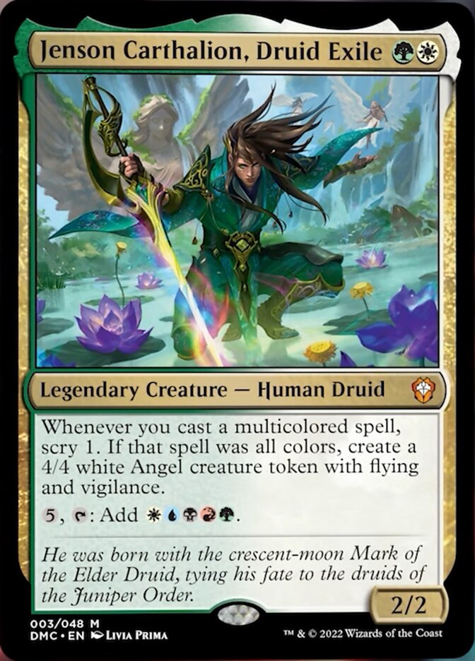 Jenson Carthalion, Druid Exile [Dominaria United Commander] | GnG Games