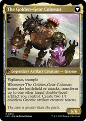 Tetzin, Gnome Champion // The Golden-Gear Colossus [The Lost Caverns of Ixalan Commander] | GnG Games