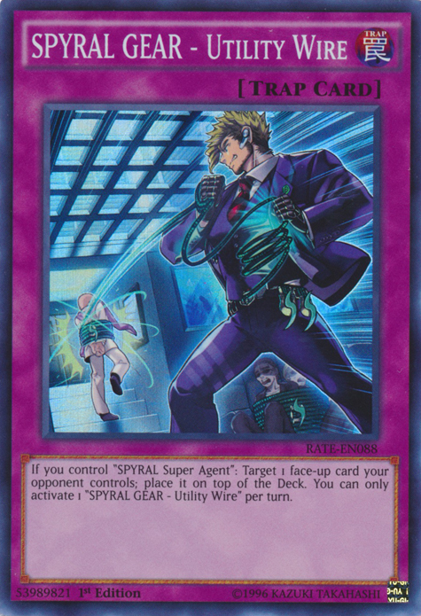 SPYRAL GEAR - Utility Wire [RATE-EN088] Super Rare | GnG Games