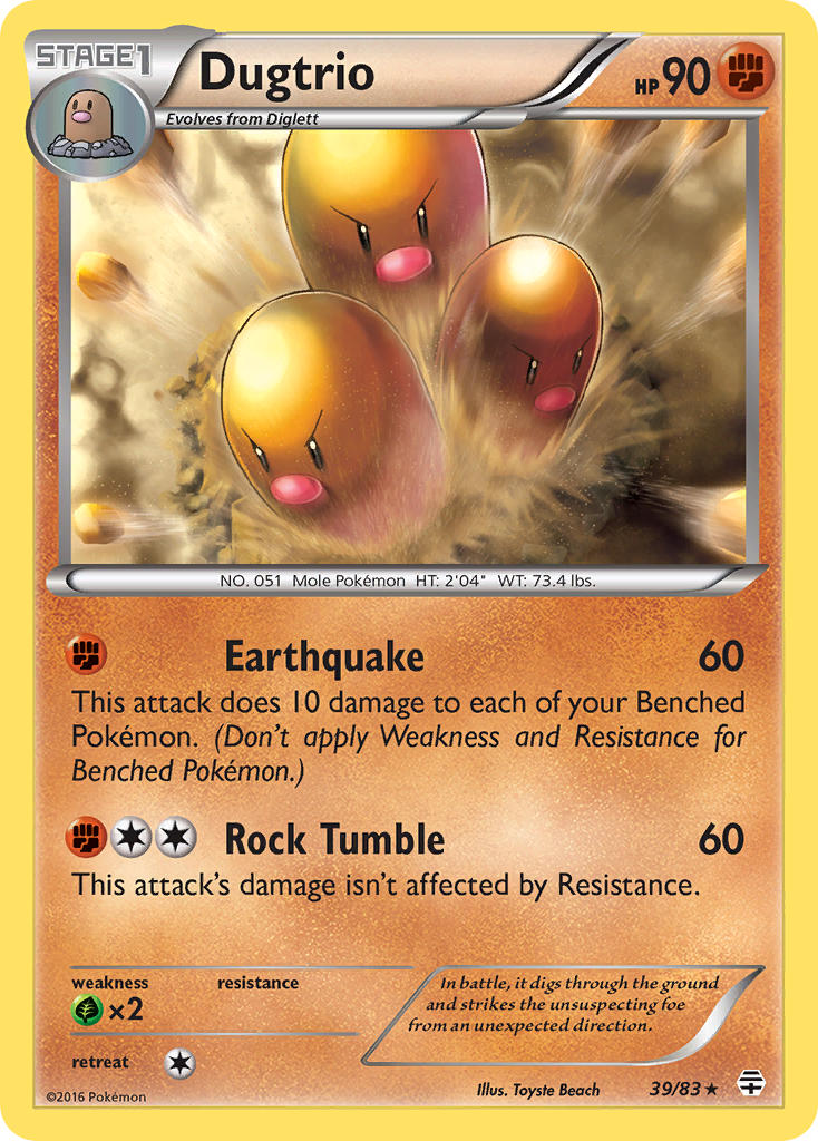 Dugtrio (39/83) [XY: Generations] | GnG Games