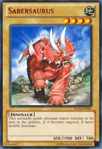 Sabersaurus (Red) [DL16-EN001] Rare | GnG Games