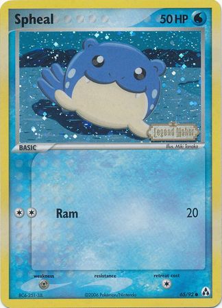 Spheal (65/92) (Stamped) [EX: Legend Maker] | GnG Games