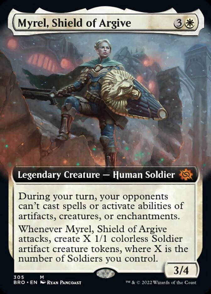 Myrel, Shield of Argive (Extended Art) [The Brothers' War] | GnG Games