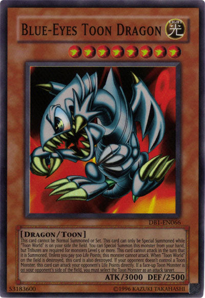 Blue-Eyes Toon Dragon [DB1-EN066] Super Rare | GnG Games