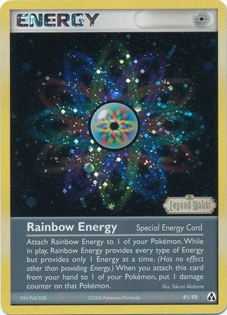 Rainbow Energy (81/92) (Stamped) [EX: Legend Maker] | GnG Games