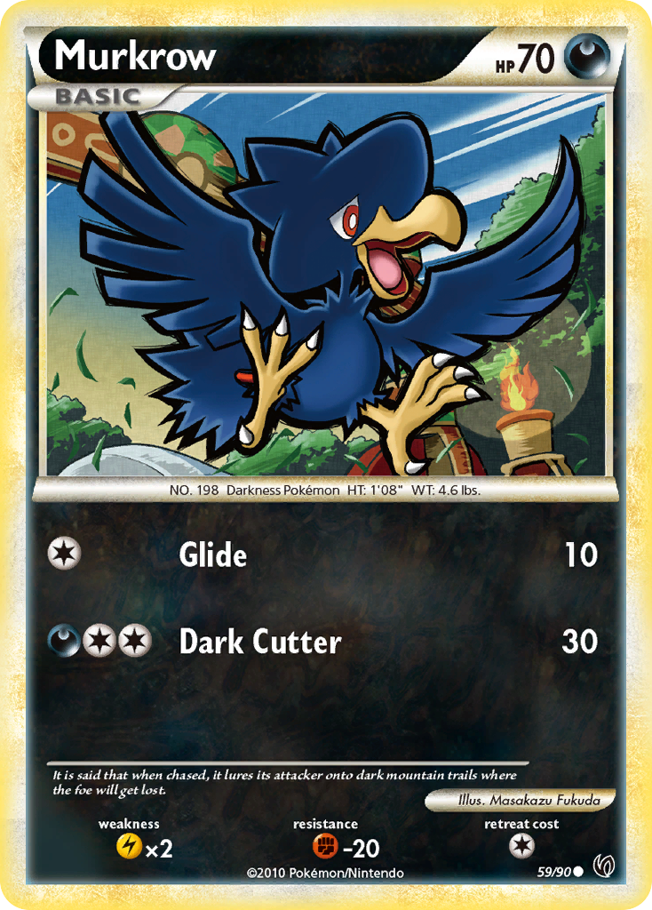 Murkrow (59/90) [HeartGold & SoulSilver: Undaunted] | GnG Games