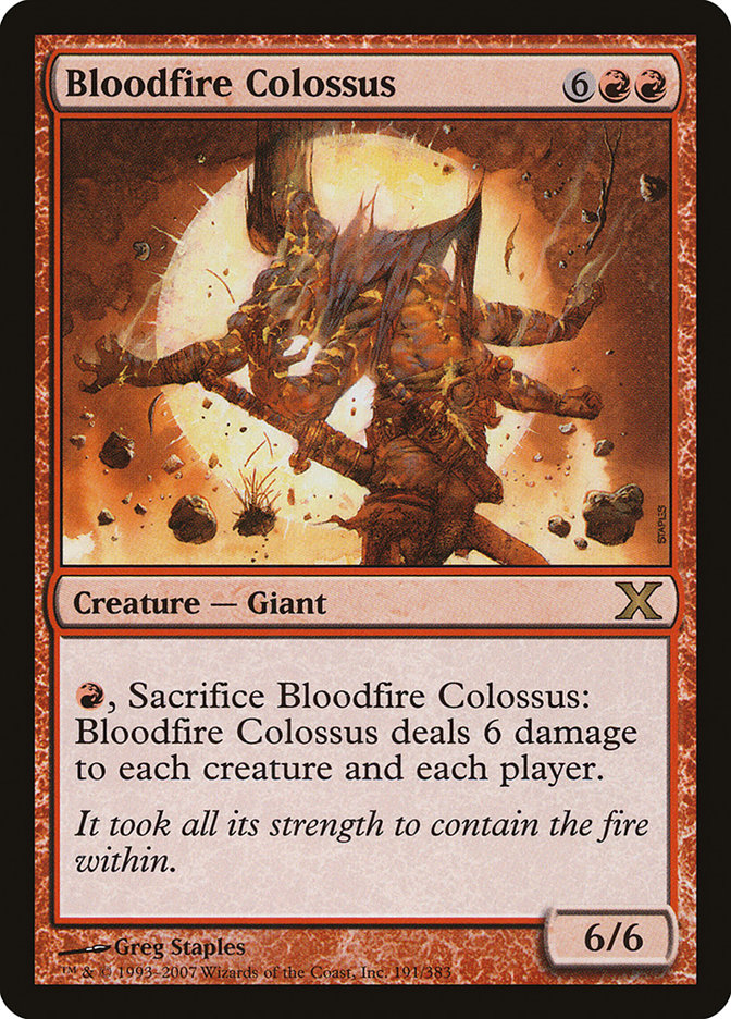 Bloodfire Colossus [Tenth Edition] | GnG Games