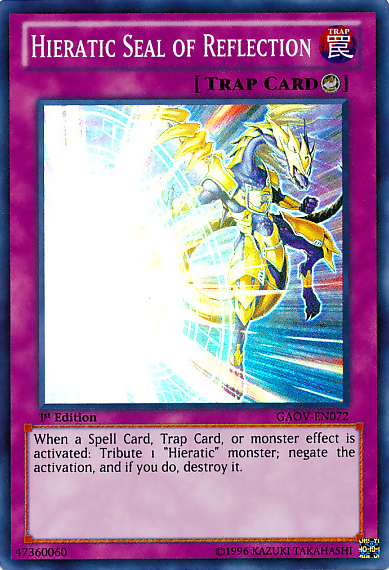 Hieratic Seal of Reflection [GAOV-EN072] Super Rare | GnG Games