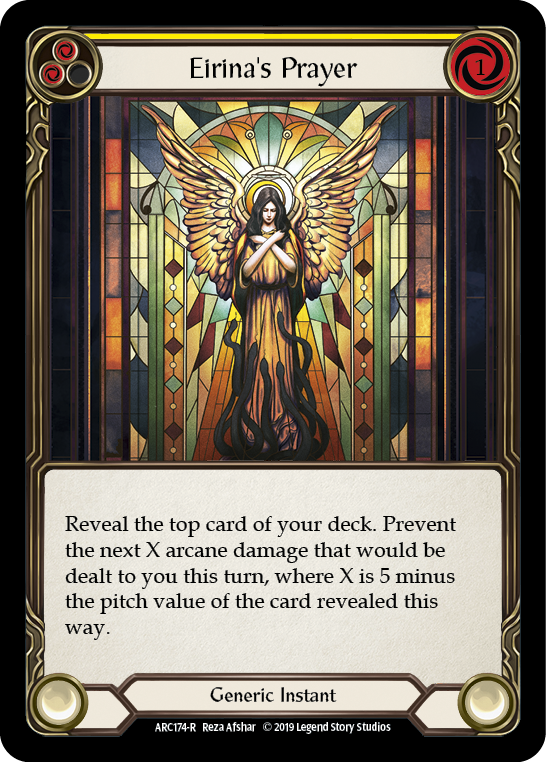 Eirina's Prayer (Yellow) [ARC174-R] 1st Edition Rainbow Foil | GnG Games