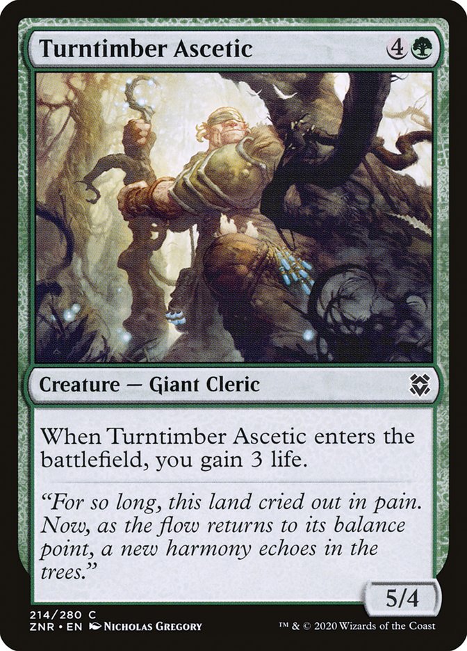 Turntimber Ascetic [Zendikar Rising] | GnG Games