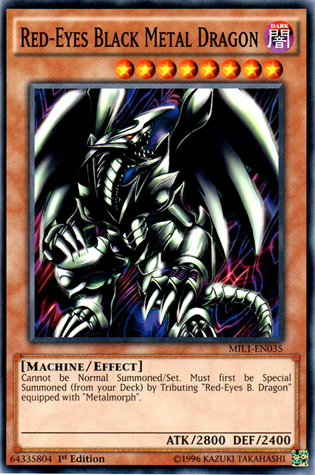 Red-Eyes Black Metal Dragon [MIL1-EN035] Common | GnG Games