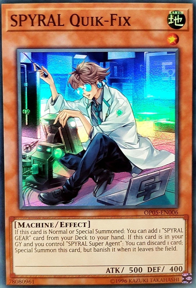 SPYRAL Quik-Fix [OP05-EN006] Super Rare | GnG Games