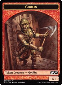 Goblin // Thopter Double-sided Token (Game Night) [Core Set 2019 Tokens] | GnG Games