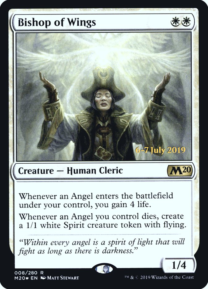 Bishop of Wings  [Core Set 2020 Prerelease Promos] | GnG Games