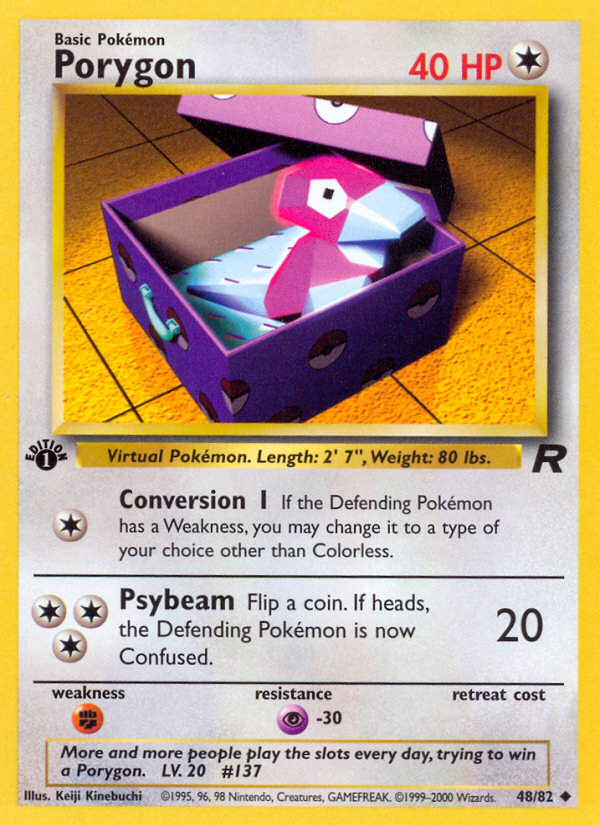 Porygon (48/82) [Team Rocket 1st Edition] | GnG Games