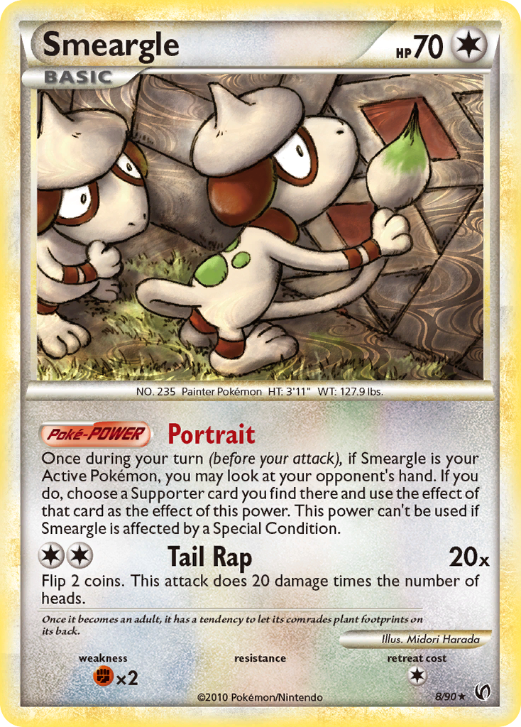 Smeargle (8/90) [HeartGold & SoulSilver: Undaunted] | GnG Games