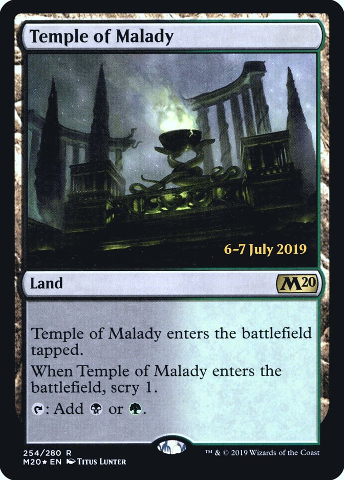 Temple of Malady  [Core Set 2020 Prerelease Promos] | GnG Games