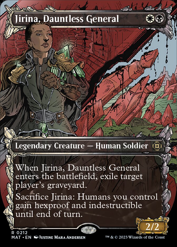 Jirina, Dauntless General (Showcase Halo Foil) [March of the Machine: The Aftermath] | GnG Games