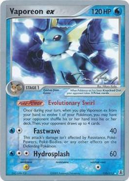 Vaporeon ex (110/113) (Legendary Ascent - Tom Roos) [World Championships 2007] | GnG Games