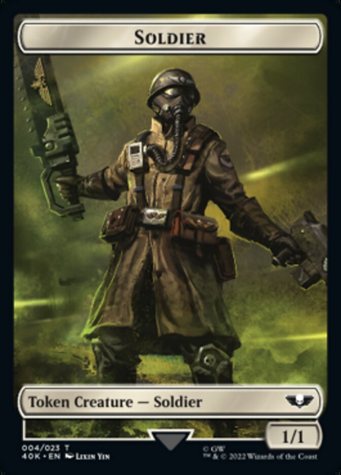 Soldier (004) // Vanguard Suppressor Double-sided Token [Universes Beyond: Warhammer 40,000 Tokens] | GnG Games