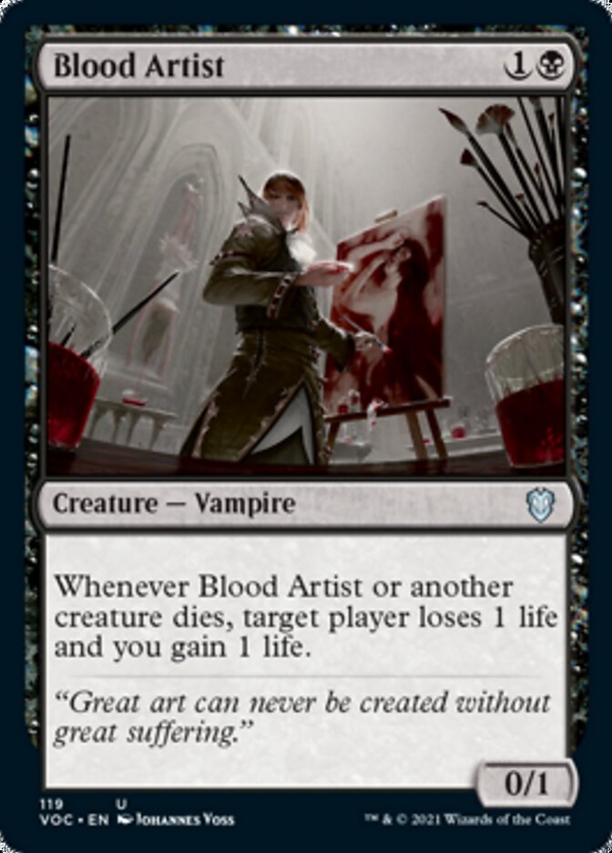 Blood Artist [Innistrad: Crimson Vow Commander] | GnG Games