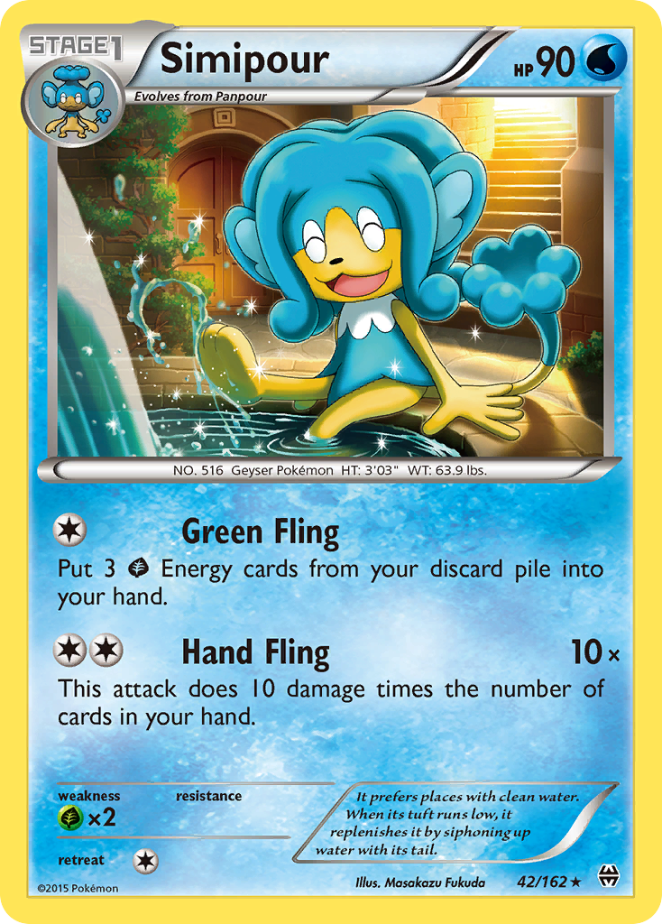 Simipour (42/162) [XY: BREAKthrough] | GnG Games